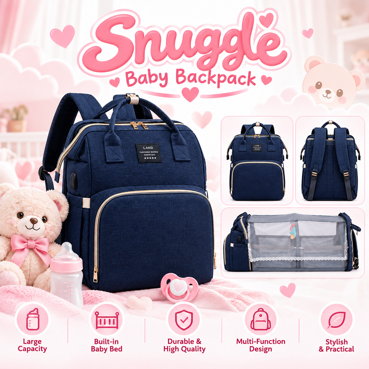 Snuggle Buddy Nest™ - Back Pack