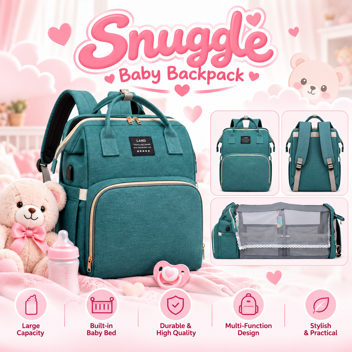 Snuggle Buddy Nest™ - Back Pack