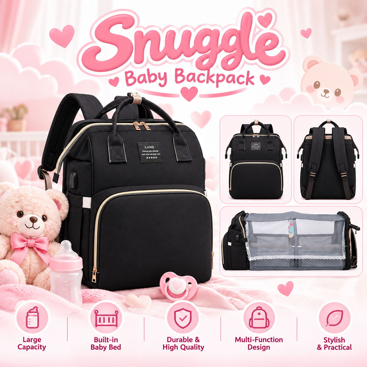 Snuggle Buddy Nest™ - Back Pack