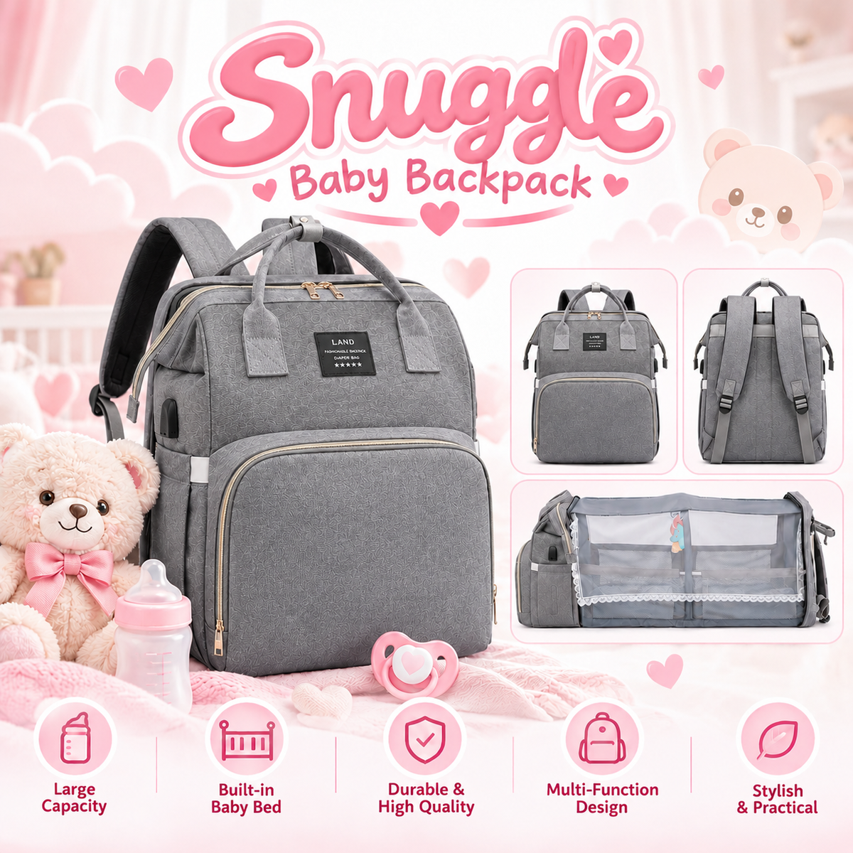 Snuggle Buddy Nest™ - Back Pack